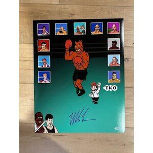 Mike Tyson signed autographed 'Punchout' 16x20 Photo PSA
